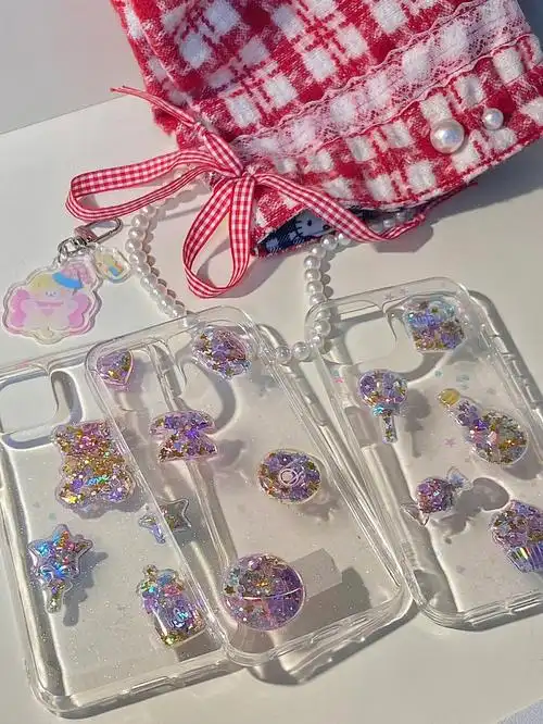 5250滴胶share好看又好玩的摇摇贴手机壳