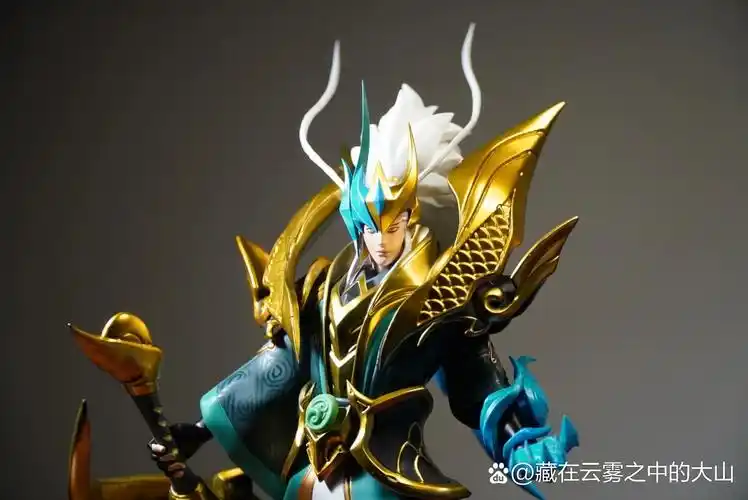 3d打印 王者荣耀 青龙志 铠 使用3d打印成型 手工喷涂成品