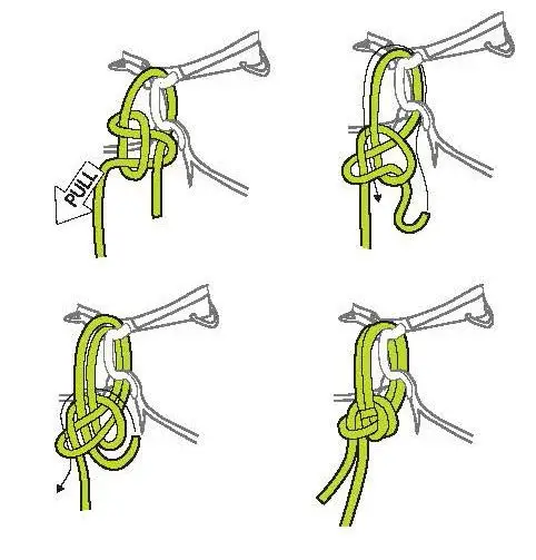 登山绳结打法图解