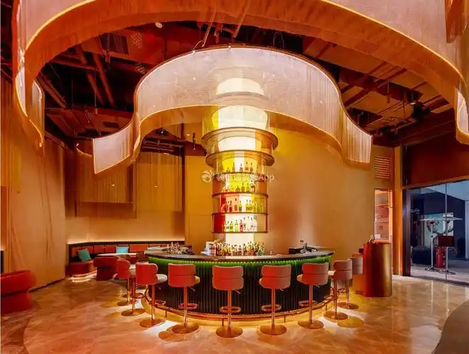 长沙特色餐饮店吧台装修设计图_装信通网效果图