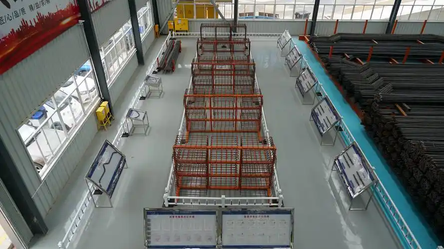 钢筋加工样品展示区