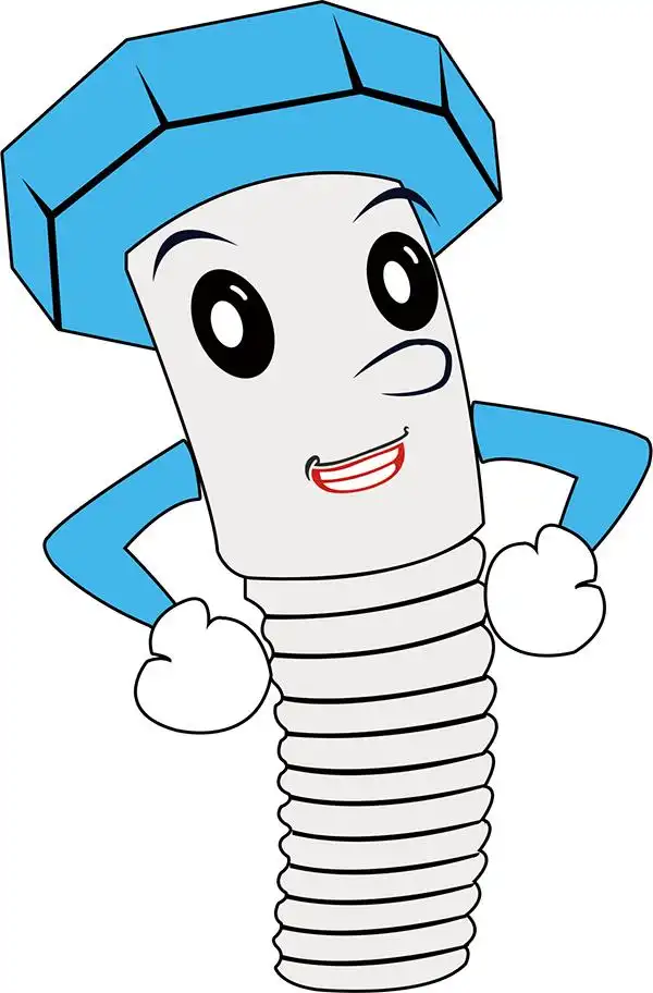 螺丝钉动画卡通图像-好工品