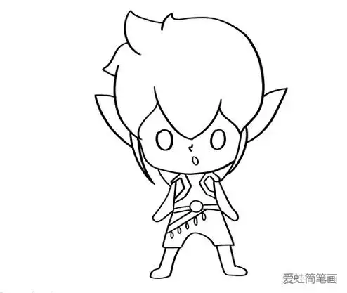 水王子怎么画--简笔画大全