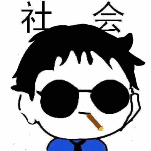 戴着墨镜叼着烟:社会 - diy斗图表情 - diydoutu.com