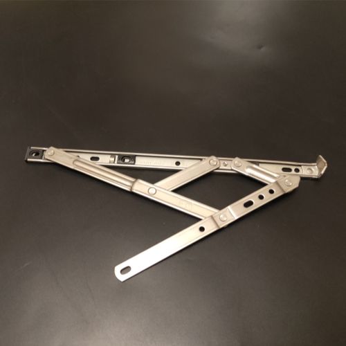 不锈钢滑撑杆上悬窗塑钢铝合金平开窗风撑窗户幕墙撑杆四连杆铰链