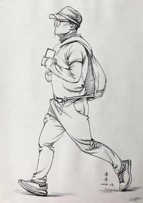 人物速写临摹图片入门,大动态速写练起来_素质教育_教育新闻 - 265