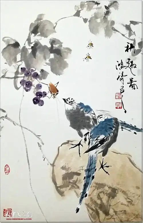 超然出尘——翟鸿涛的花鸟世界