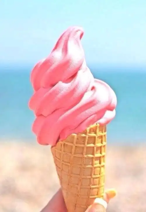 壁纸 粉色 冰淇淋 - 堆糖,美图壁纸兴趣社区