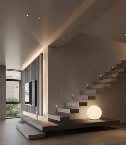 楼梯间的效果是房子的重中之重,是整个装修核心和灵魂!