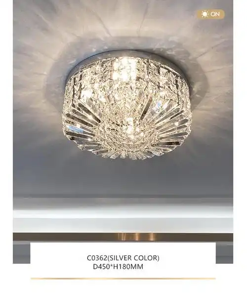 中山热卖圆形金色豪华吊灯高吊灯现代吊灯水晶灯天花板