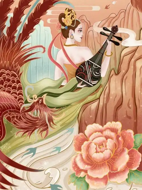 国潮风插画练习