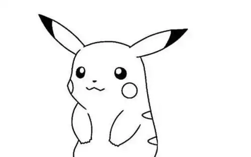 怎么画素描超萌皮卡丘