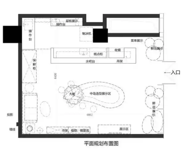 花店的空间布局要合理,既要满足展示和陈列的需求,又要保证顾客流动的