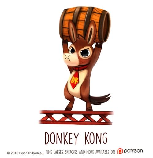 donkey kong by cryptid-creations