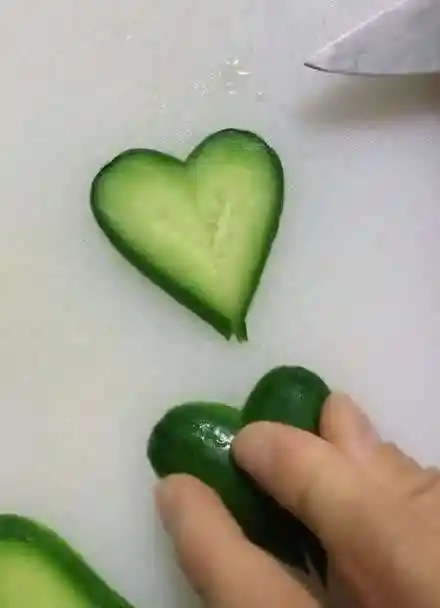 心形黄瓜(心形黄瓜片)