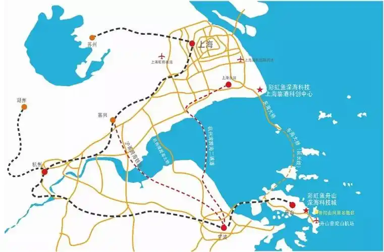 彩虹鱼(舟山)深海科技城区位新一代观光型载人潜水器将在彩虹鱼舟山