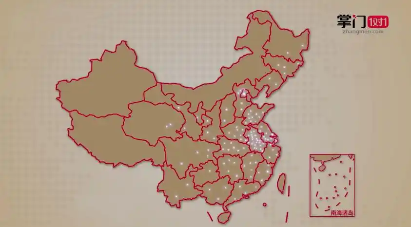 看着这张地图,张翼是自豪的,他说:"每一次看到这张地图的时候,我都能