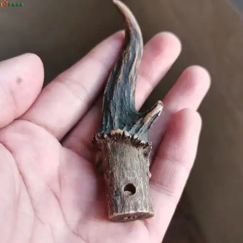 03野山羊角辟邪神器挂件