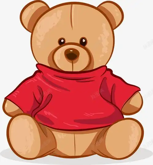 卡通小熊玩偶页面网页平面电商创意素材