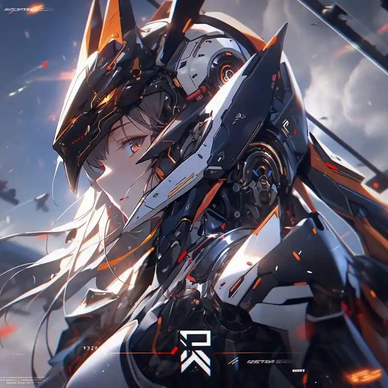 二次元女孩头像未来科技