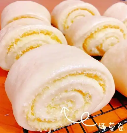 玲玲张做的椰蓉馒头卷