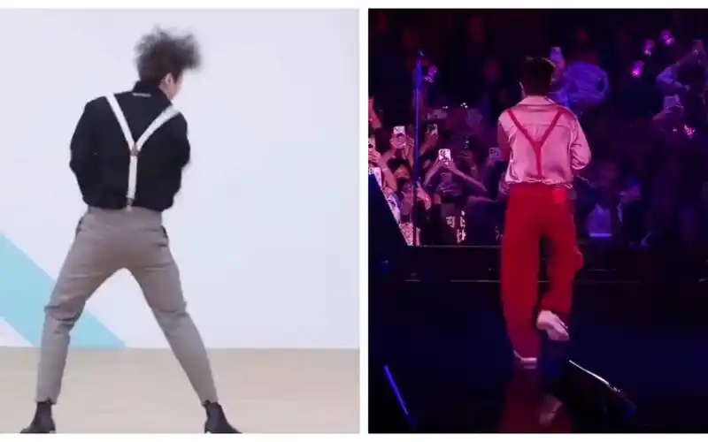 当坤重新穿回背带裤