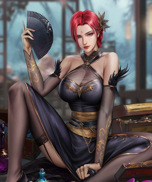 p站插画师lgd柳钢蛋21年6月精品cg原画作品