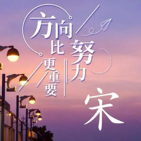 励志姓氏头像80张,方向比努力更重要-文字头像