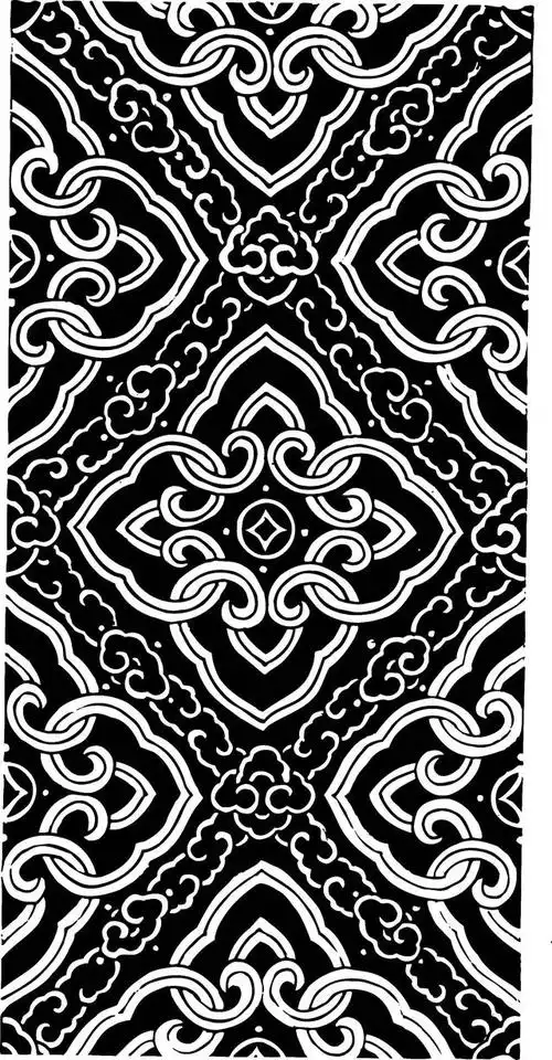 明代纹饰图案素材!共319幅!上册