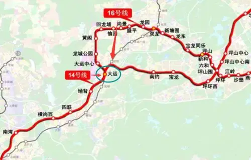深圳地铁14号线大运站正式动工将于2021年4月洞通