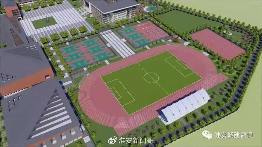 (楚州中学新校区效果图)