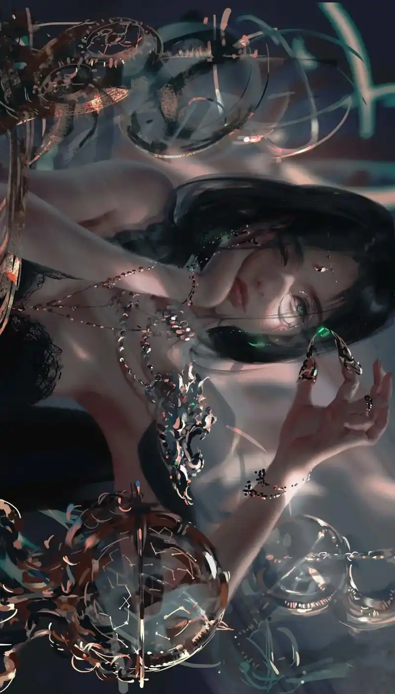 鬼刀冰公主风铃公主高清4k壁纸.#创作灵感 #鬼刀 #风铃公 - 抖音