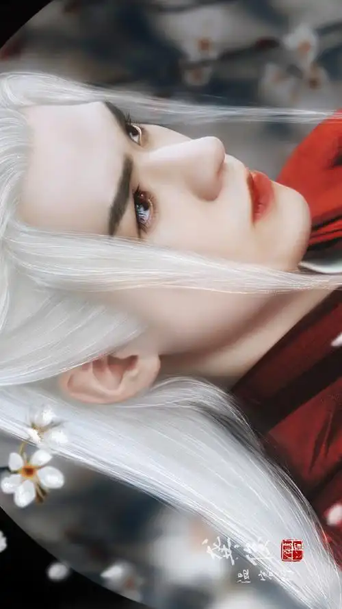 山河令[超话]#龚俊|温客行在正式造型出现之前也试一下红衣白贰