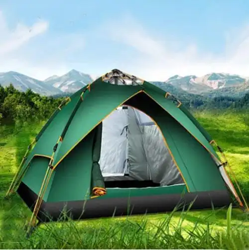 露营帐篷户外3-4人全自动家庭二室一厅套装2人双人野营野外装备