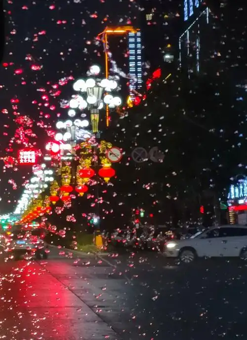 雨夜街头原创摄影