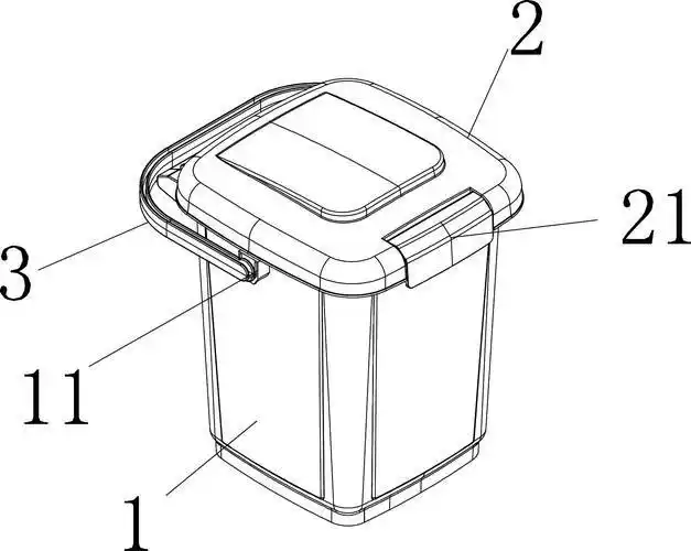 一种便于倾倒垃圾的垃圾桶