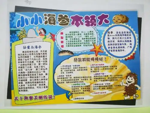 南京路小学二年级三班海洋主题手抄报