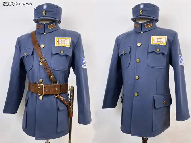 解析抗战中国军队的各式军服,"杂牌军"多数以灰蓝军服为主