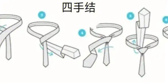 女士领带打法look