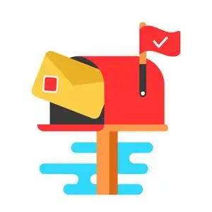 人物矢量插画设计邮箱图标平向量集的黑板泡泡-插图邮件标志泡泡的 3d