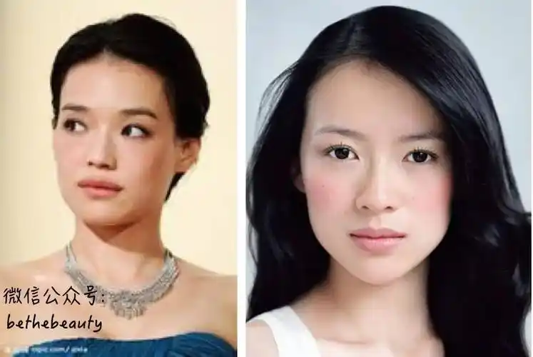 颧骨平的女明星年轻的时候就显得很成熟,因为木有颧骨也木有什么