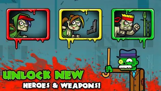 僵尸快跑 zombie balt jump run shoot and slash