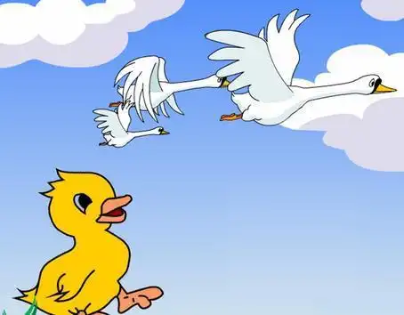 丑小鸭变成白天鹅之后丑小鸭与白天鹅的简笔画优秀作品分享丑小鸭变白