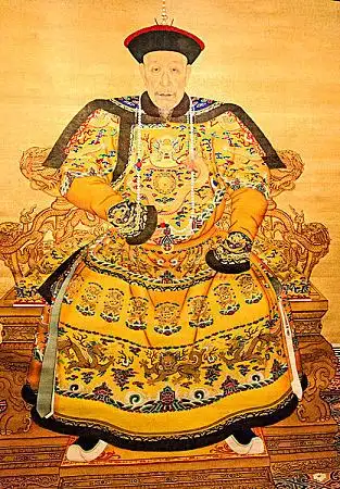 乾隆帝画像_全景网