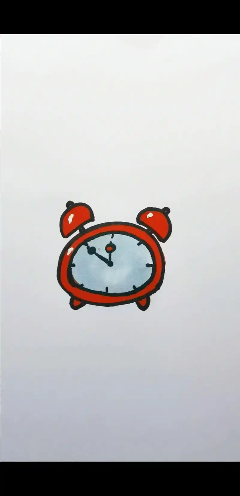 96小闹钟简笔画教程.