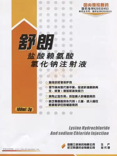 盐酸赖氨酸氯化钠注射液
