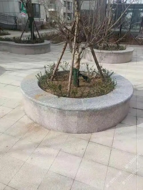 芝麻灰异形花池_中国石材网