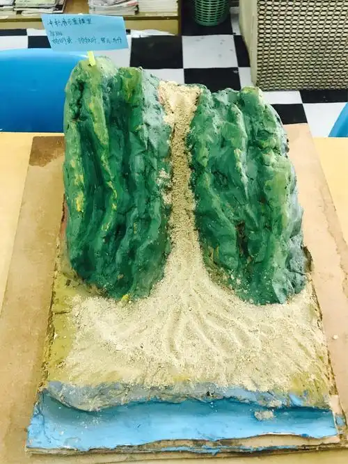 中学举行的"第一届地理模型制作大赛" 写美篇高一年级:一等奖获奖作品