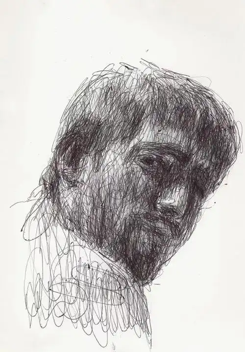 iris kollida笔下的线条乱中有序 看着太爽了!