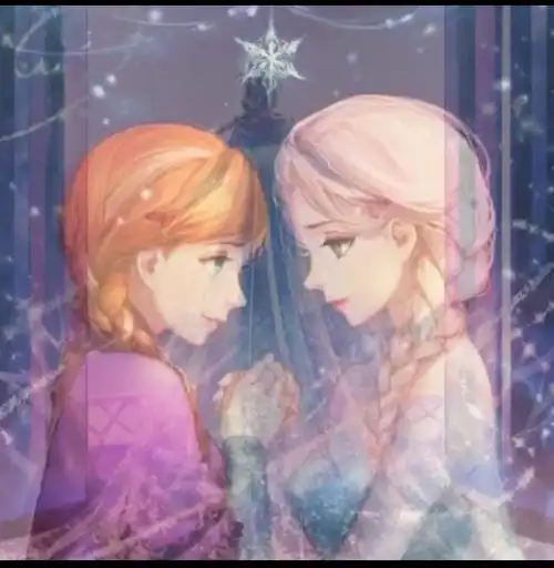 做艾莎和安娜贺卡 爱莎安娜贺卡